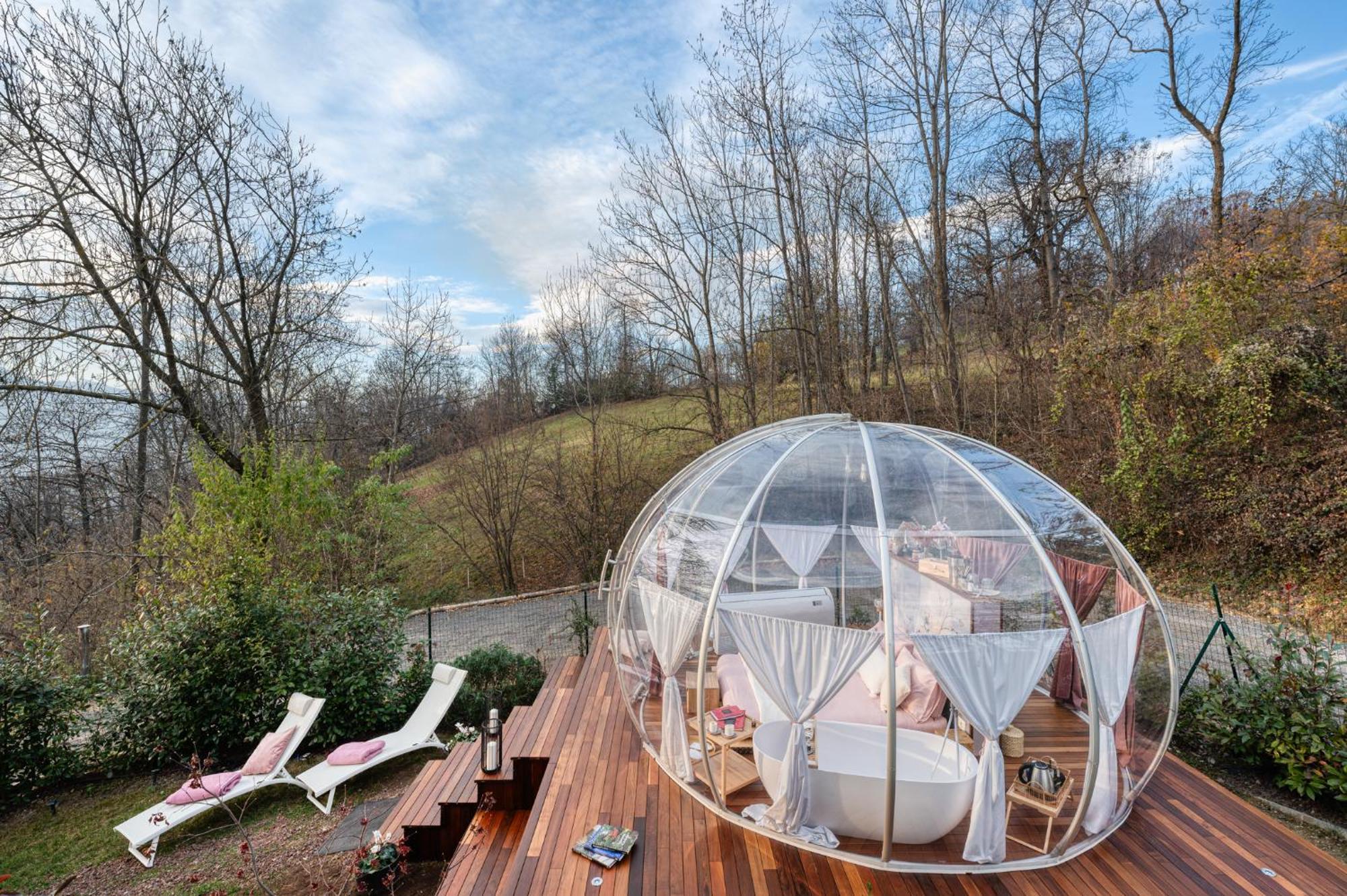Il Cantico Bubble Room Experience Сан-Джакомо Экстерьер фото