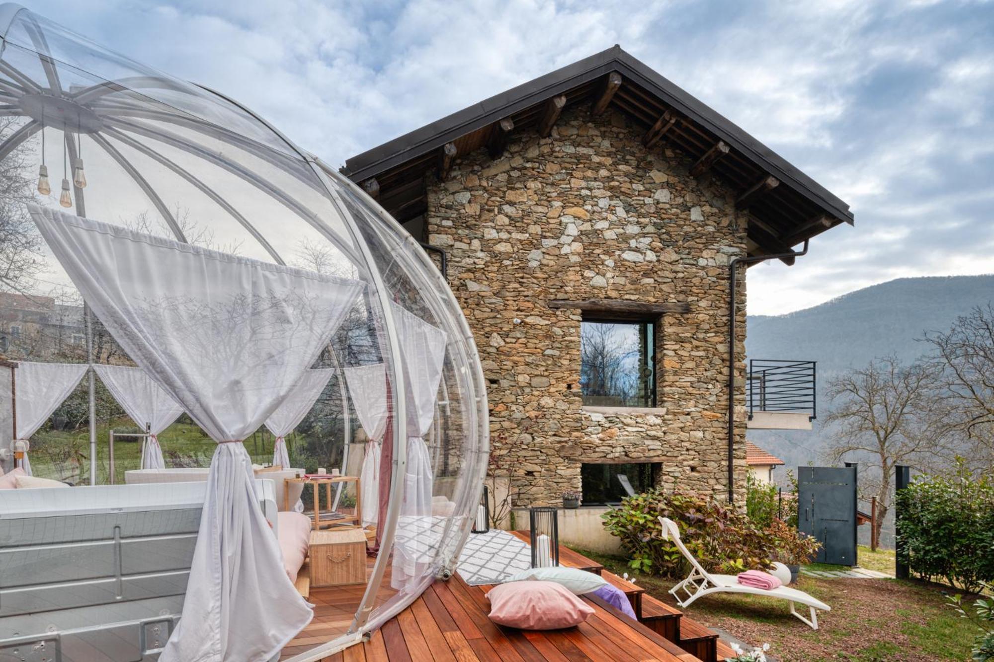 Il Cantico Bubble Room Experience Сан-Джакомо Экстерьер фото