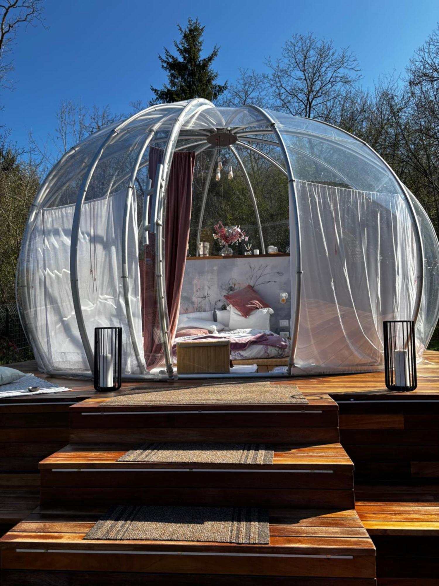 Il Cantico Bubble Room Experience Сан-Джакомо Экстерьер фото